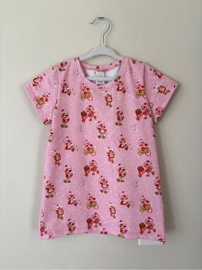 Handmade In America Vintage Nostalgic Strawberry Shortcake pink tee shirt 6